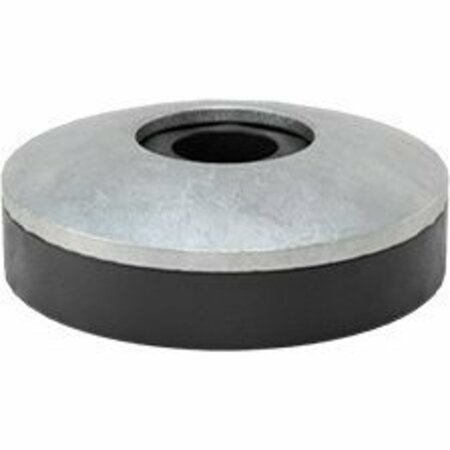 BSC PREFERRED Hot-Dipped Galvanized Steel with Neoprene Sealing Washer for No. 6 Screw 0.15 ID 0.375 OD, 100PK 94708A111